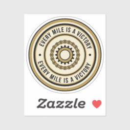 Pegatina Motorcycle Distance Achievement Style