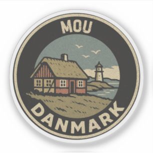 Pegatina Mou, Dinamarca Danmark