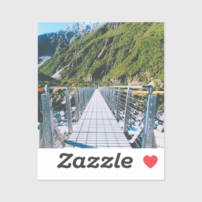 Pegatina Mount Cook - New Zealand (Hoja)