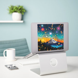 Pegatina Mount Rainier Starry Sky Cooler