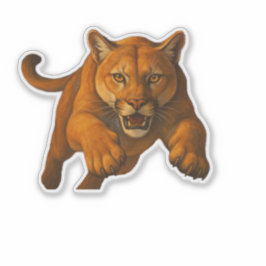 Pegatina Mountain Lion Cut-out sticker