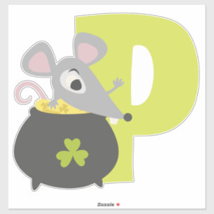 PEGATINA MOUSE DE PATENTE -P-