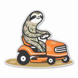 Pegatina Mowing Sloth