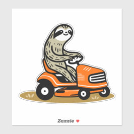 Pegatina Mowing Sloth