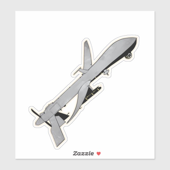 Pegatina MQ-1 Predator, Aviones UAV (Hoja)