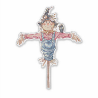 Pegatina "Mr Scarecrow" - Personaje de Halloween