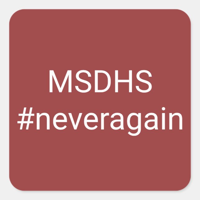 PEGATINA MSDHS (Anverso)