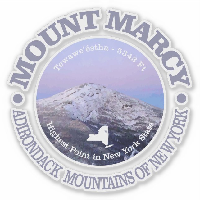 Pegatina Mt Marcy (Anverso)