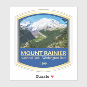 Pegatina Mt Rainier NP (PF1)