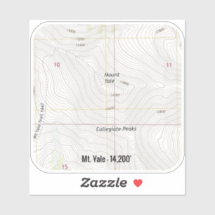 Pegatina Mt. Yale Colorado Fourteener