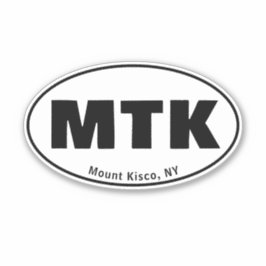 Pegatina - MTK - Monte Kisco, NY
