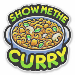 Pegatina Muéstrame el curry