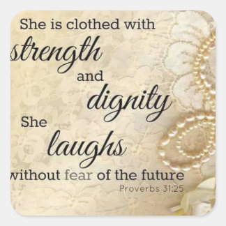 Pegatina mujer fuerte