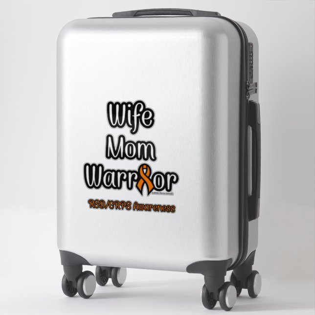 Pegatina Mujer guerrera... RSD/CRPS (Maleta)