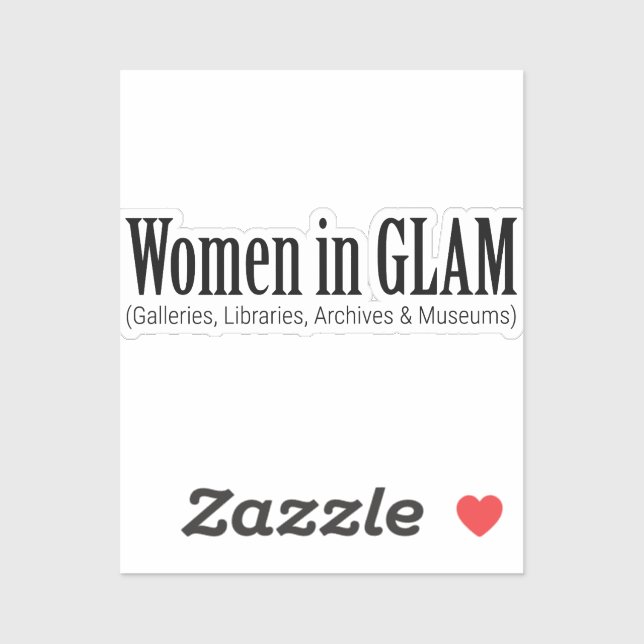 Pegatina Mujeres en GLAM  (Hoja)