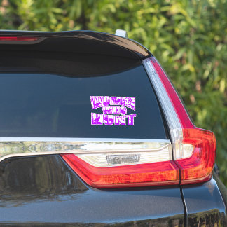 Pegatina Mujeres Que Cazan Vinyl Decal - Púrpura