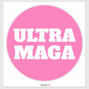 Pegatina Mujeres rosadas Ultra MAGA para Trump