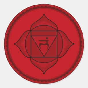 pegatina muladhara o root chakra