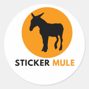 pegatina mule
