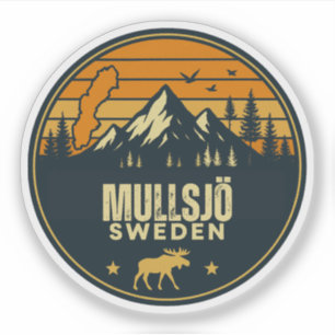 Pegatina Mullsjö, Suecia Sverige