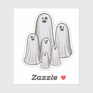 Pegatina Multiple fantasmas halloween