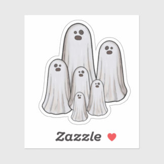 Pegatina Multiple fantasmas halloween