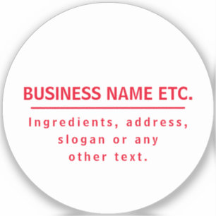 Pegatina Multipropósito rojo y blanco