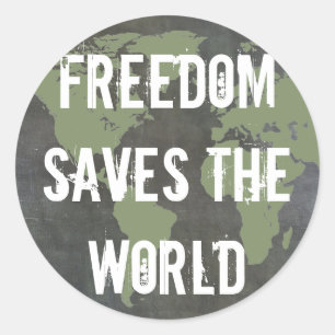 Pegatina Mundial de la Libertad