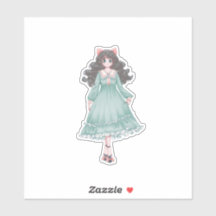 Muñeca de niña anime pastel adorable estética vini