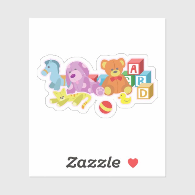 Pegatina Muñecas cutas (Hoja)