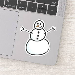 Pegatina Muñeco de nieve
