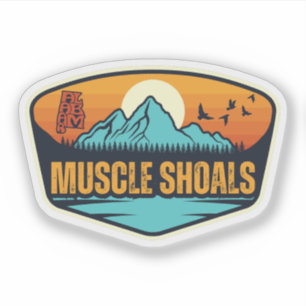 Pegatina Muscle Shoals, Alabama
