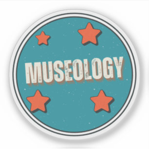 Pegatina Museología
