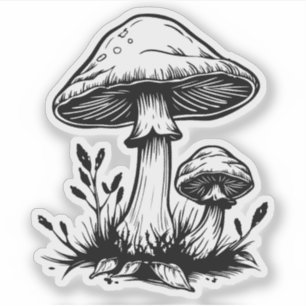Pegatina Mushroom