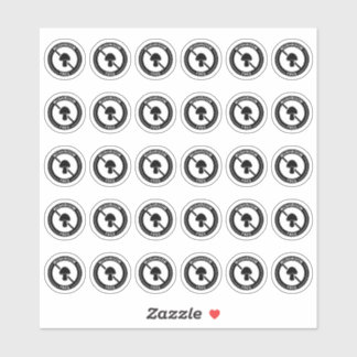 Pegatina Mushroom Free Wedding Place Card Mini Food Allergy