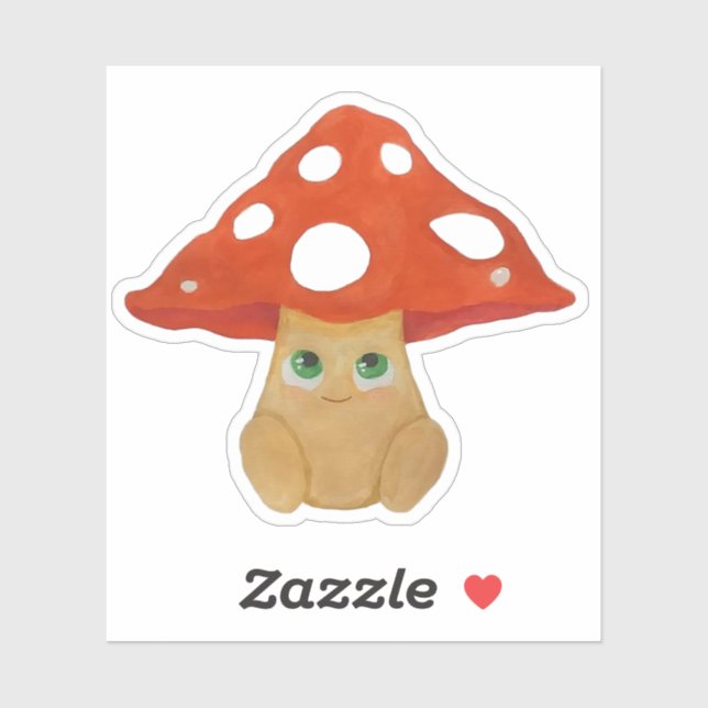 Pegatina Mushroom Friend (Hoja)