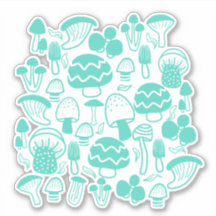 Mushroom Verde azulado