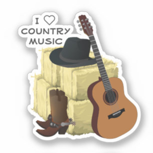 Pegatina Música de campo