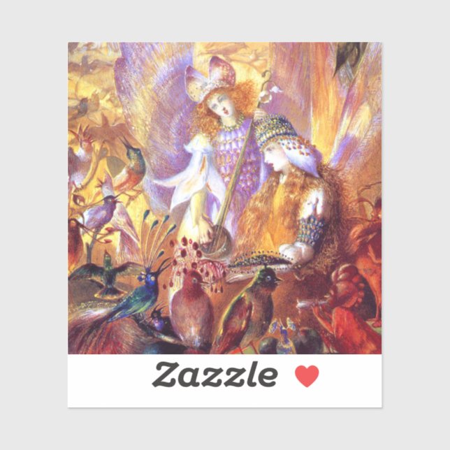 Pegatina Música de Hadas (Hoja)