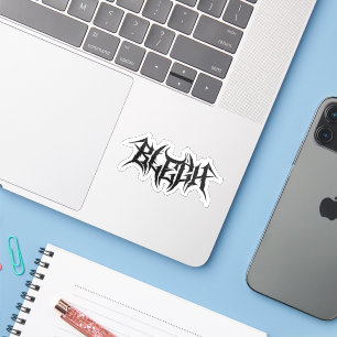 Pegatina Música de Rock Metalcore Heavy Metal Divertida BLE