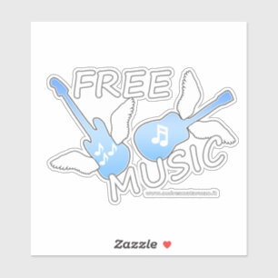 Pegatina Música gratis