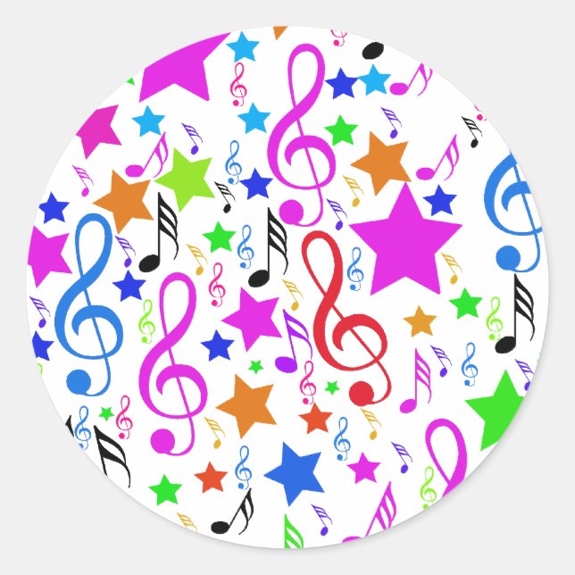 Pegatina musical (Anverso)