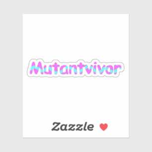 Pegatina Mutantsobreviviente