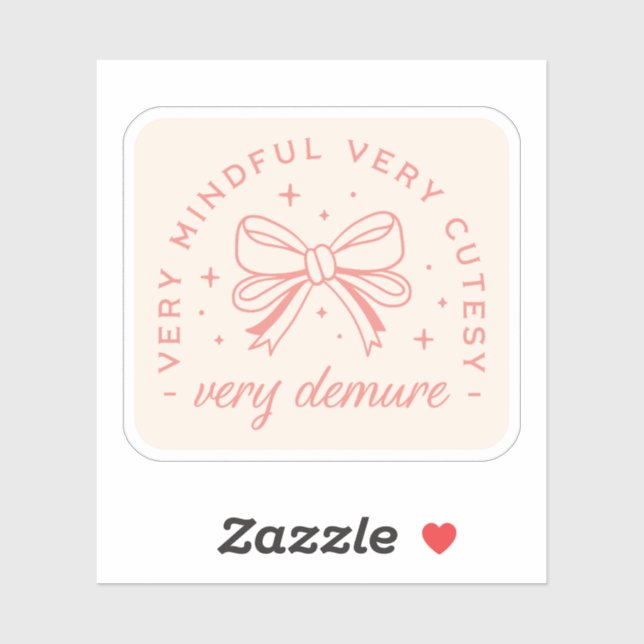 Pegatina Muy pecaminoso (Hoja)