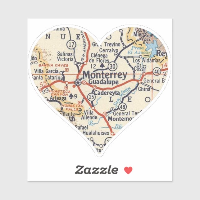 Pegatina MX de Monterrey (Hoja)