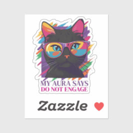 Pegatina My Aura Says Sticker