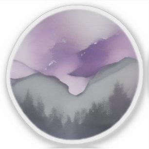 Pegatina Mystic Mountain Twilight