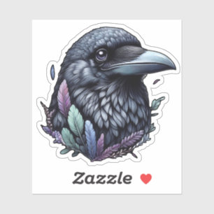 Pegatina Mystic Raven