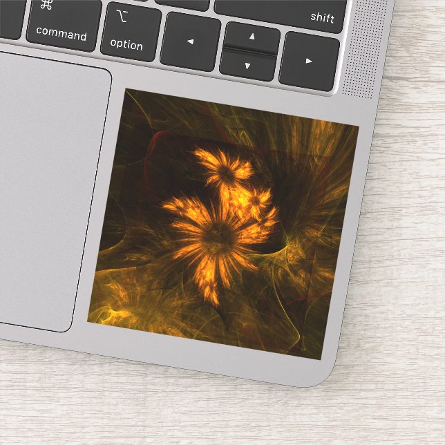 Pegatina Mystique Garden Resumen Arte (Detalle)