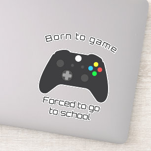 Pegatina Nacido en la Decal de juego con el controlador XBo